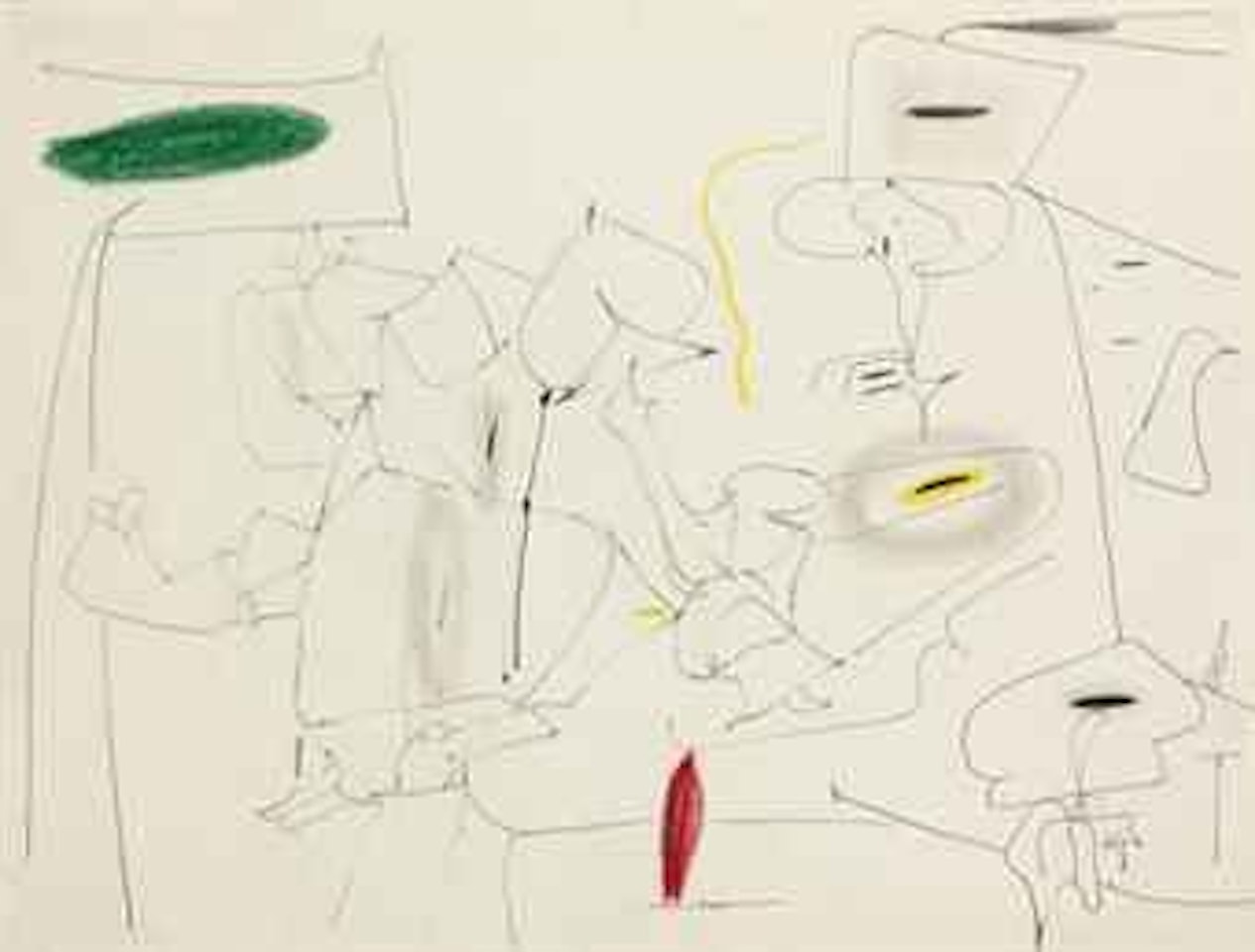Study for Delicate Game by Arshile Gorky