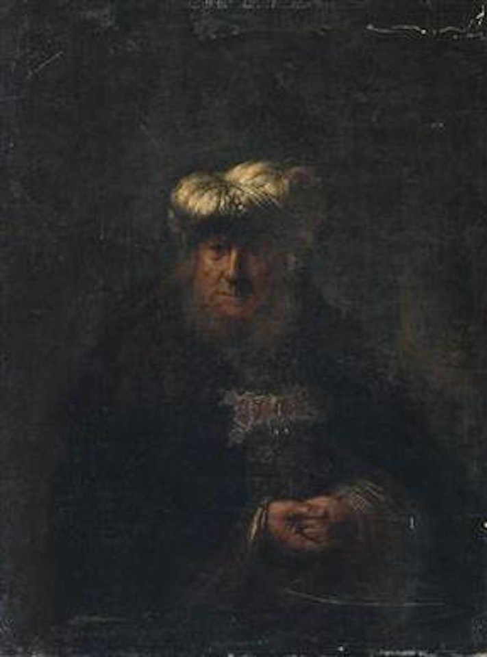 King Uzziah by Attributed to Rembrandt Harmensz van Rijn