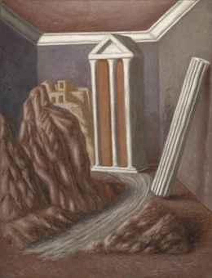 Tempio greco by Giorgio de Chirico