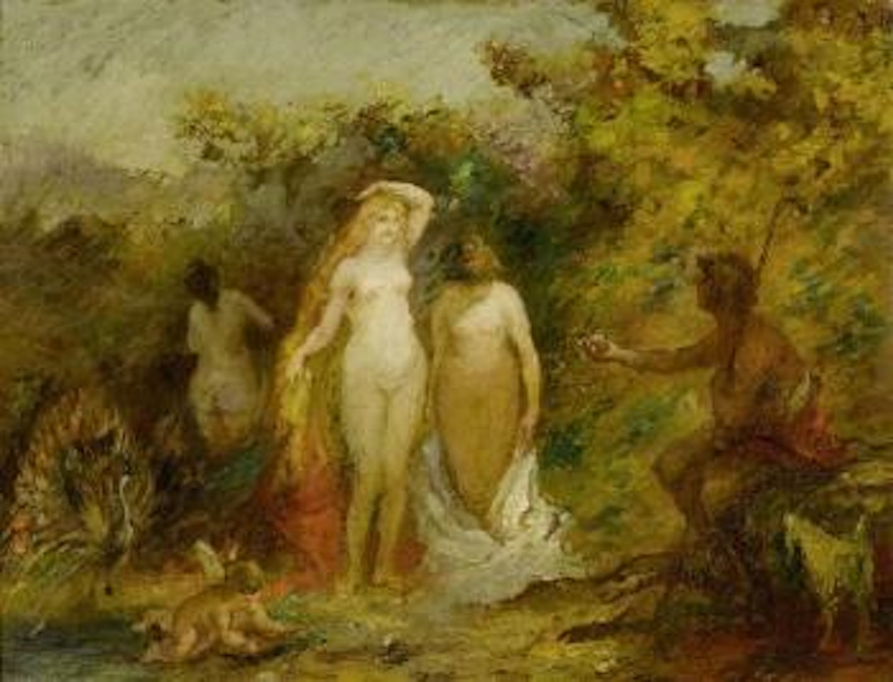 Das Urteil des Paris by Adolphe Monticelli