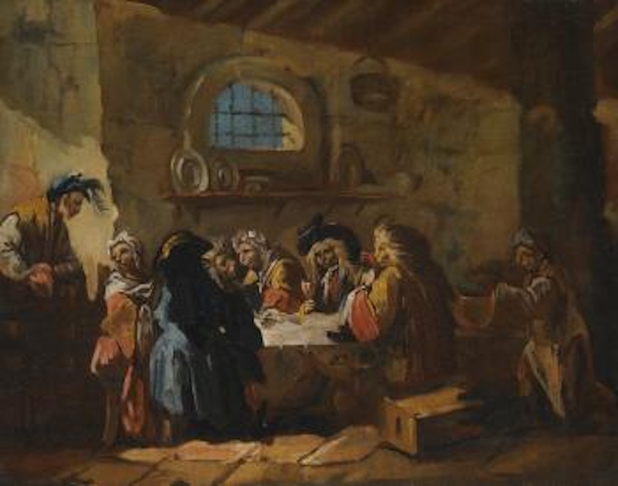 A Lion's Banquet by Venetian School
