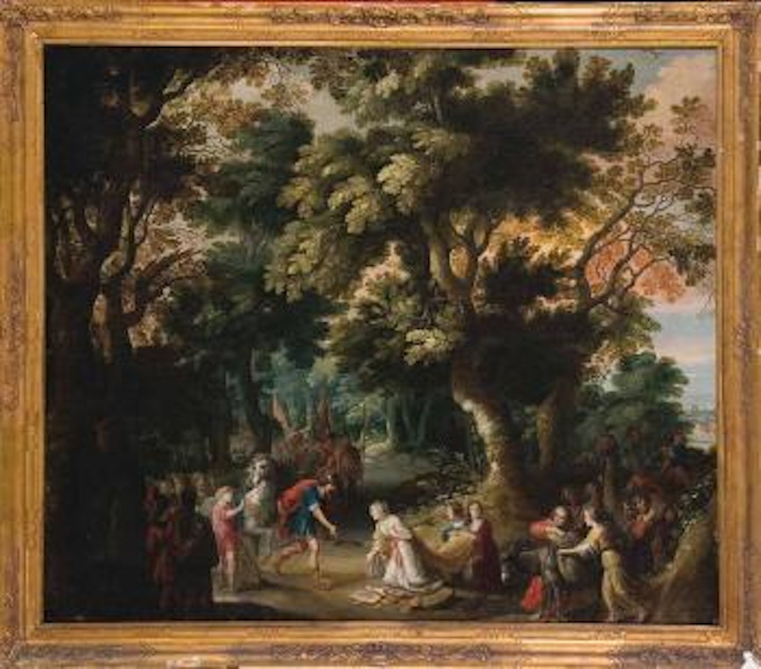 David et Abigail by Flemish School