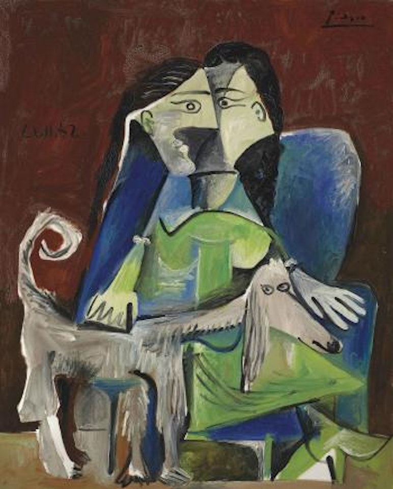 Femme au chien by Pablo Picasso