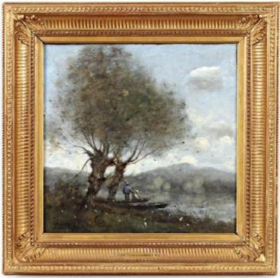 Les saules au bord du Cher by Paul Désiré Trouillebert