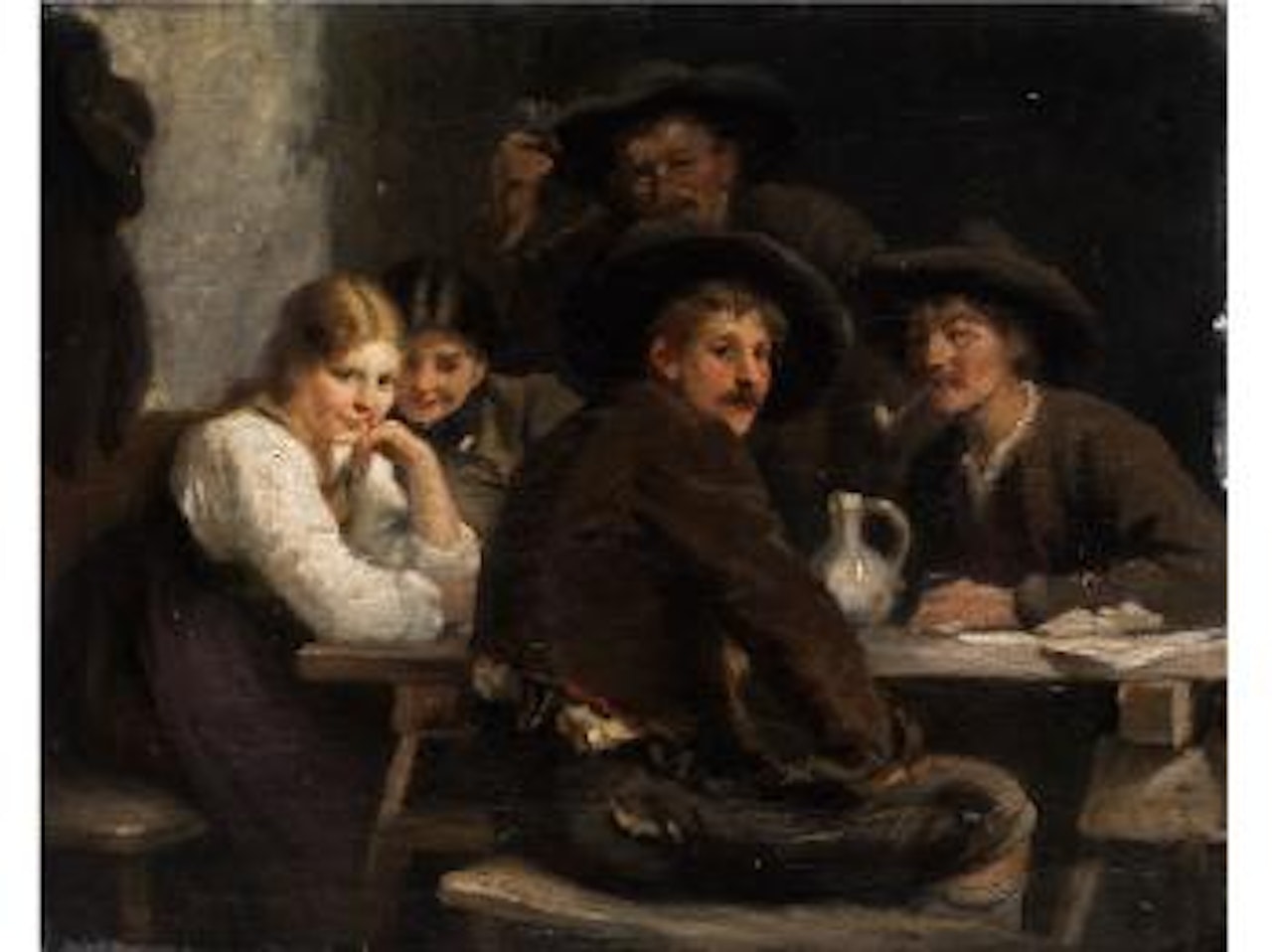 Zur Gesundheit by Franz von Defregger