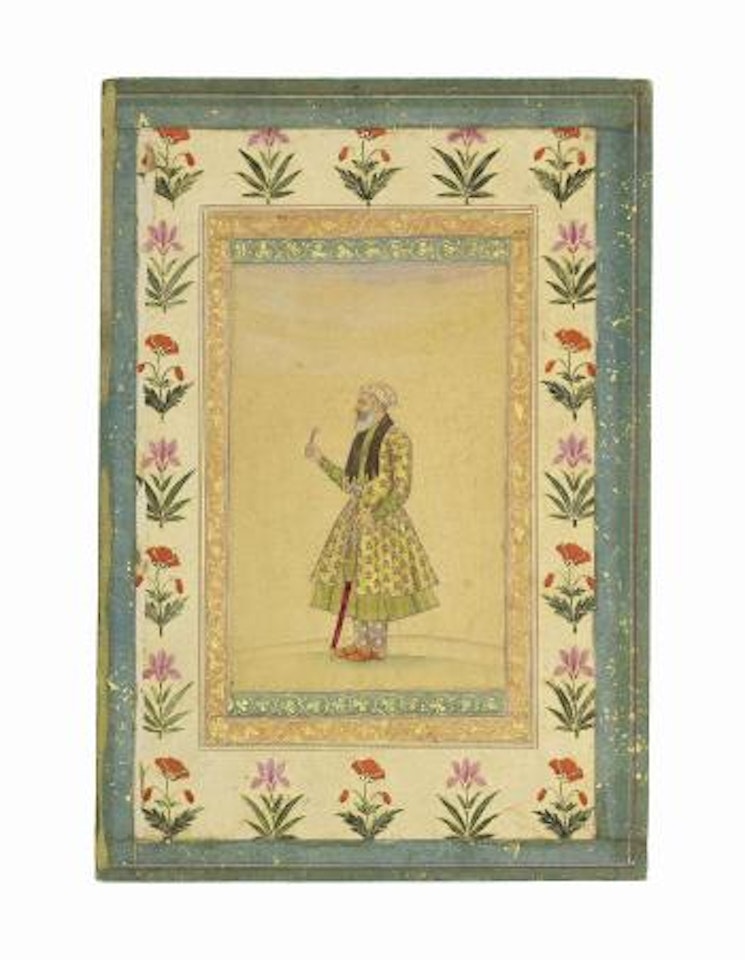 A Fine Portrait of a Mughal Officer, Probably Khalilullah Khan by Mughal School