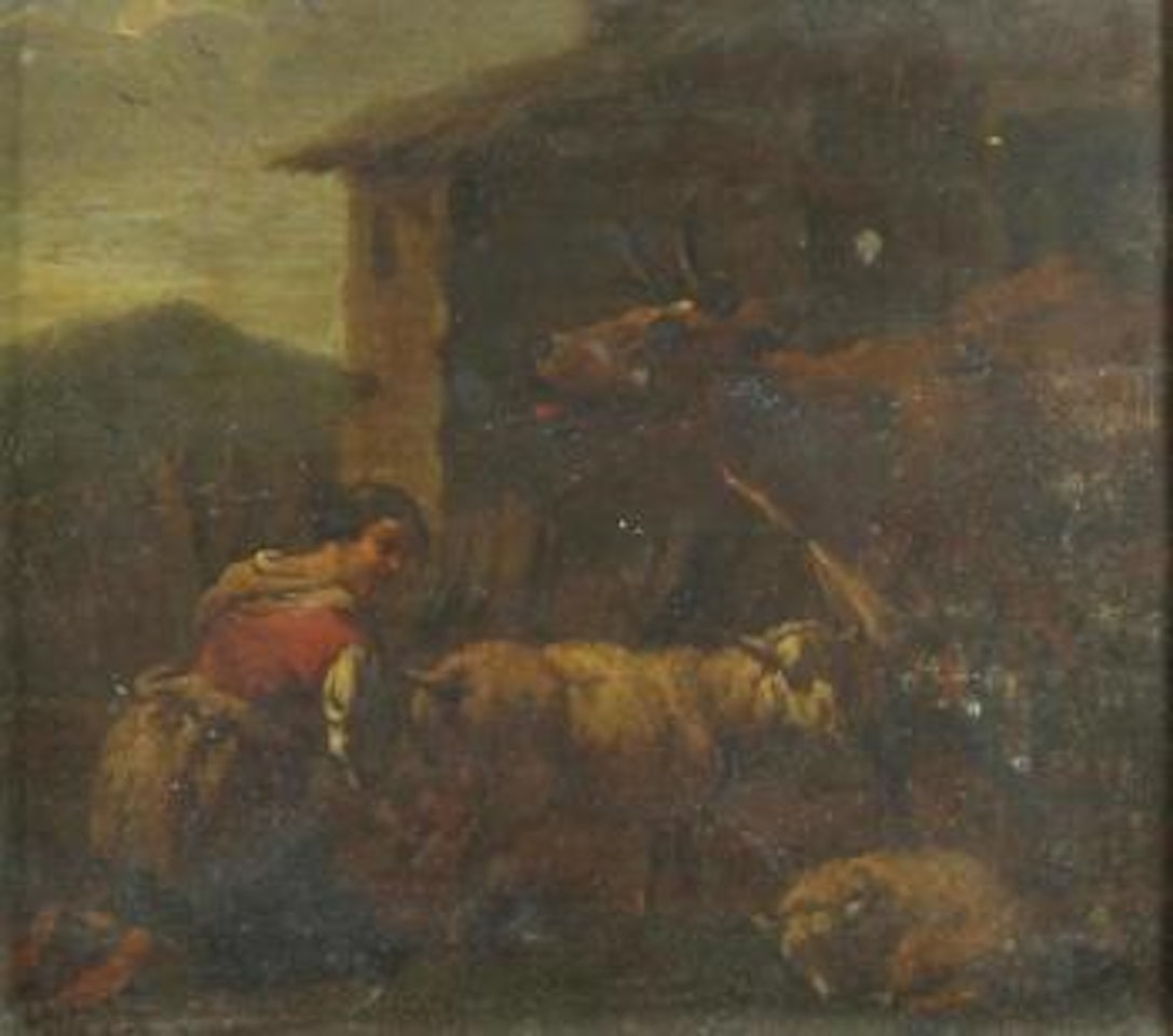 La traite by Nicolaes Pietersz Berchem