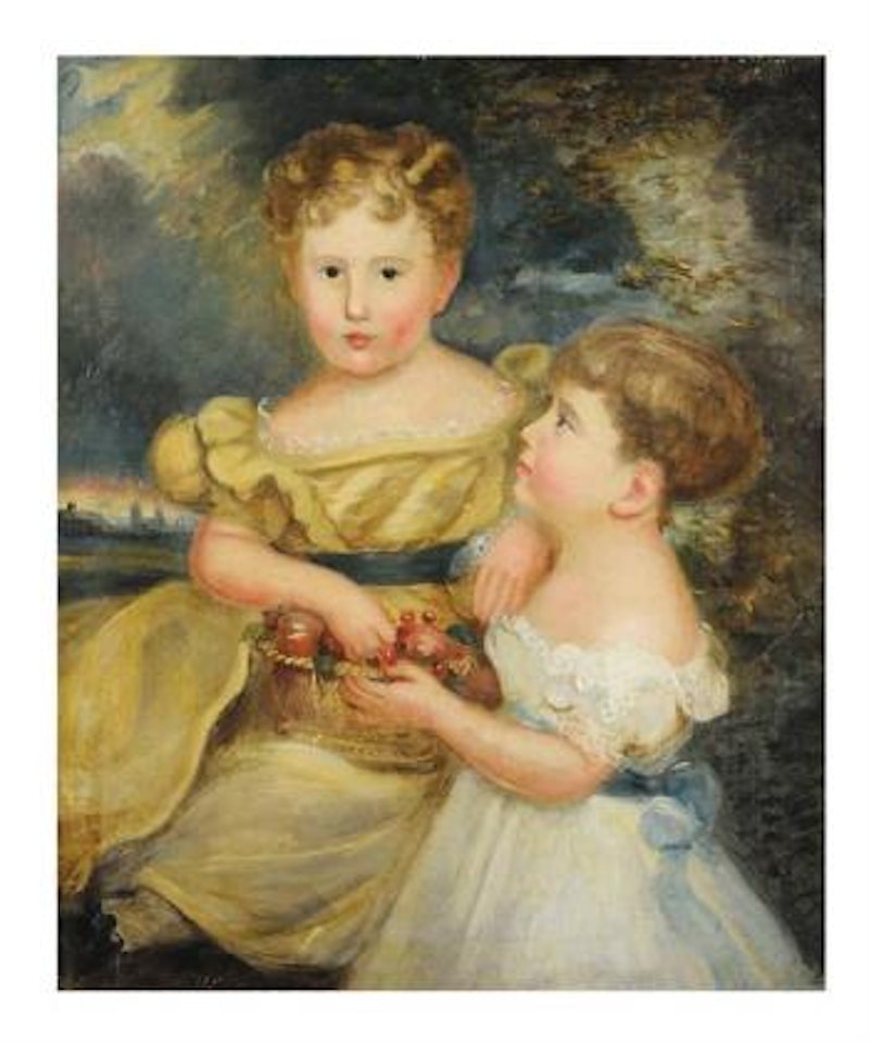 Portrait Of Children by English School