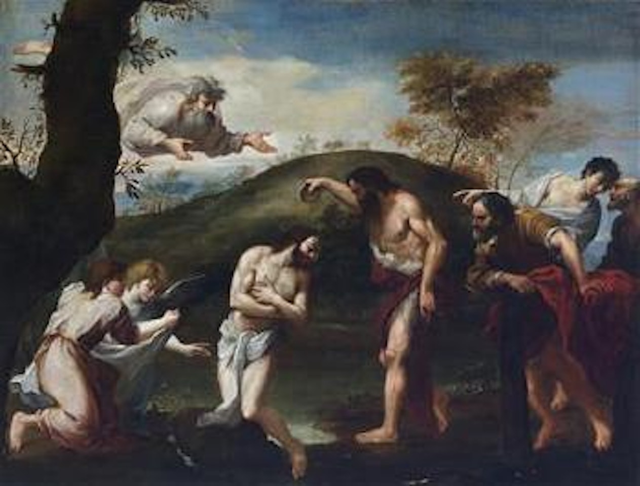 The Baptism of Christ by BOLOGNESE SCHOOL