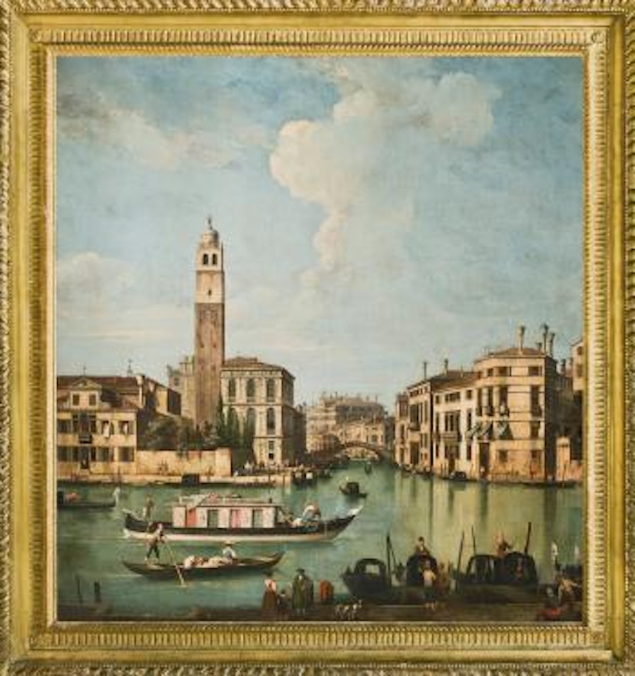 A View Of The Canal Grande With San Geremia, Palazzo Labia And The Entrance To The Cannareggio by Giovanni Battista Cimaroli