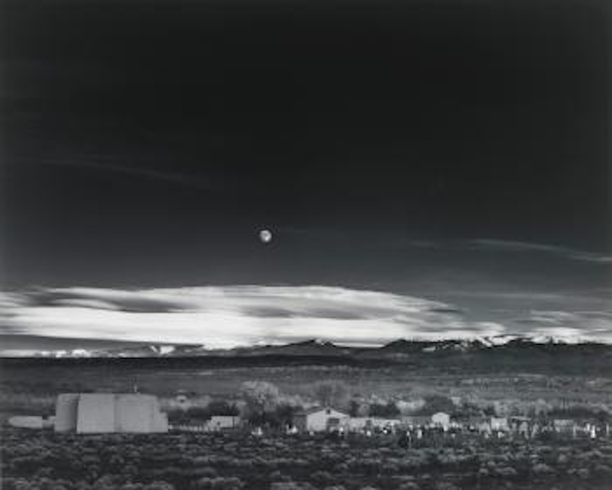 Moonrise, Hernandez, New Mexico by Ansel Adams
