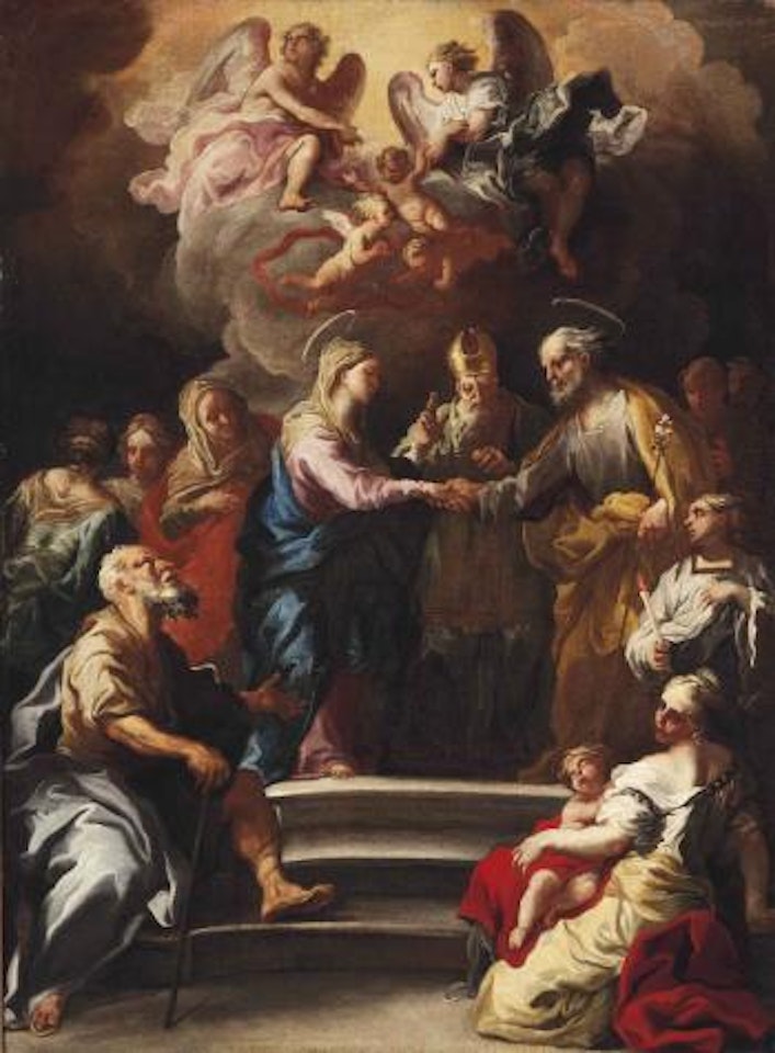 The Marriage of the Virgin by Neapolitan School