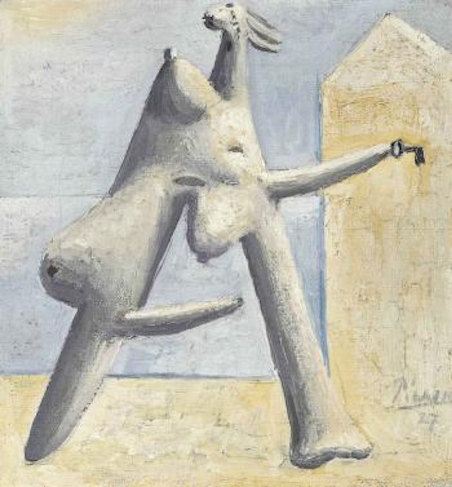 Composition (Figure féminine sur une plage) by Pablo Picasso