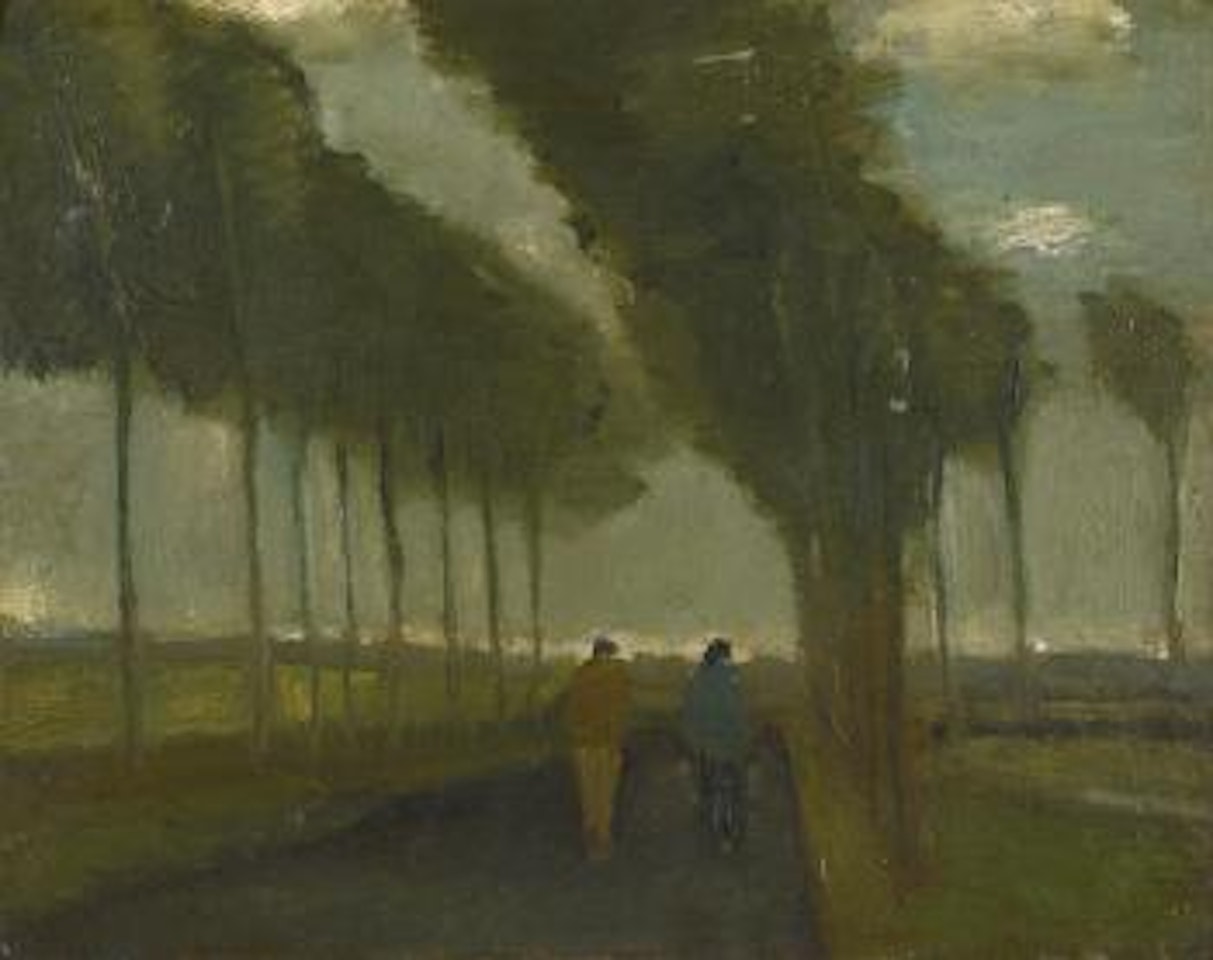 L'allée Aux Deux Promeneurs by Vincent van Gogh