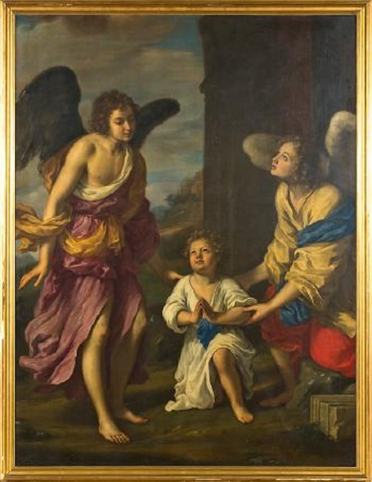 I santi angeli custodi by Guercino