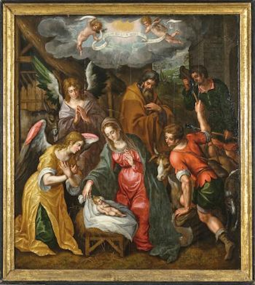 Adorazione dei Pastori by Hendrick de Clerck