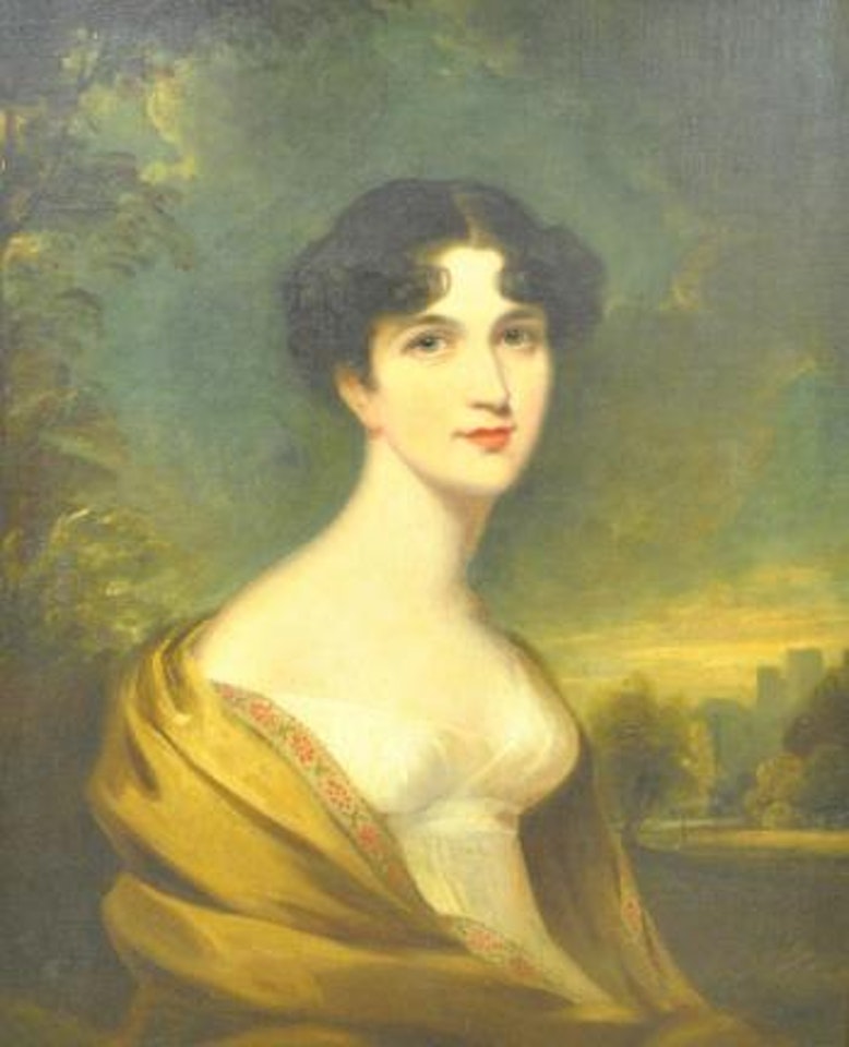 Portrait of viscountess FitzHarris by Sir Thomas Lawrence