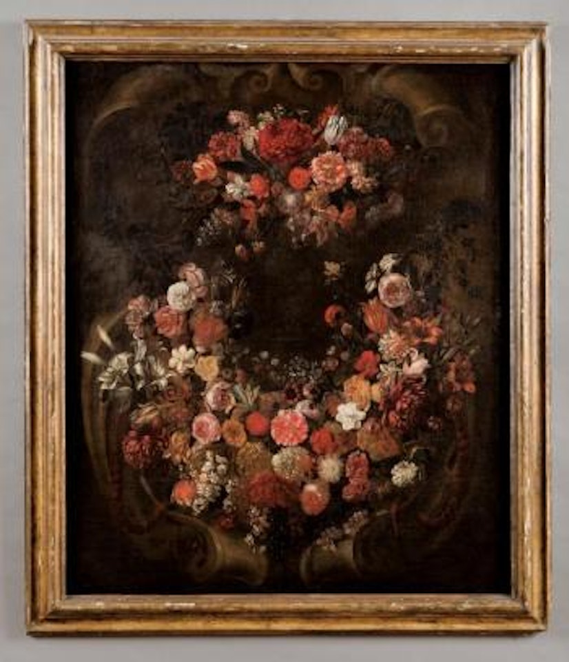 Ghirlanda di fiori by Flemish School