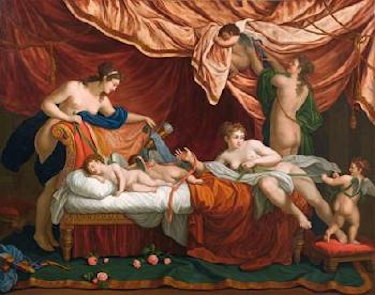 The tired amoretti by French School