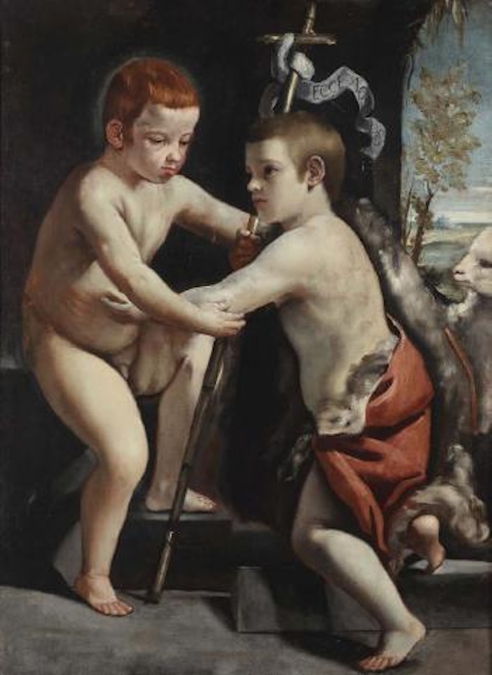 Gesù e San Giovannino by BOLOGNESE SCHOOL