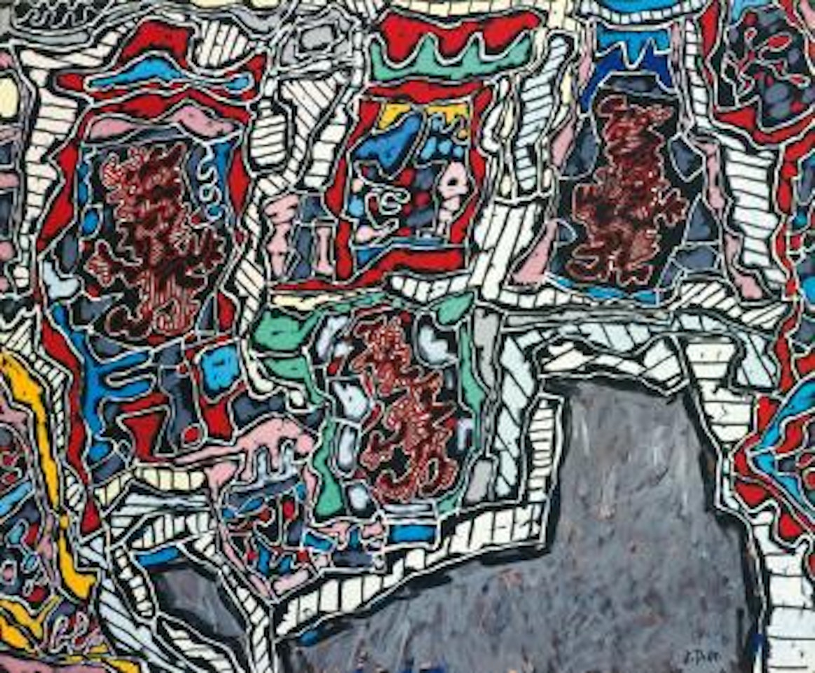 Paris Plaisir V by Jean Dubuffet