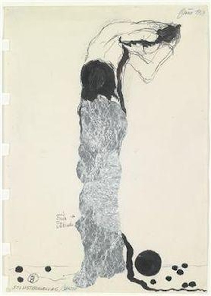 Selbstbemalung by Gunter Brus