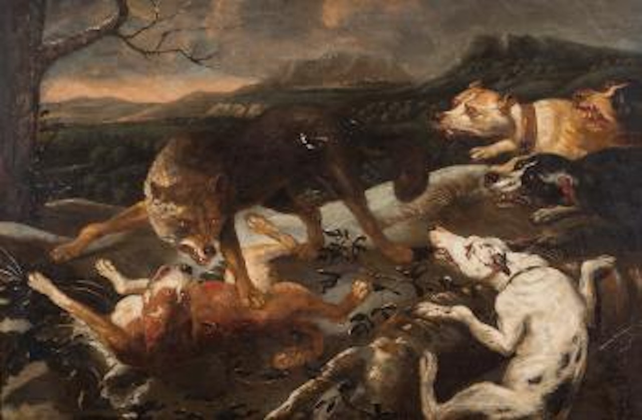 Scena di caccia by Paul de Vos