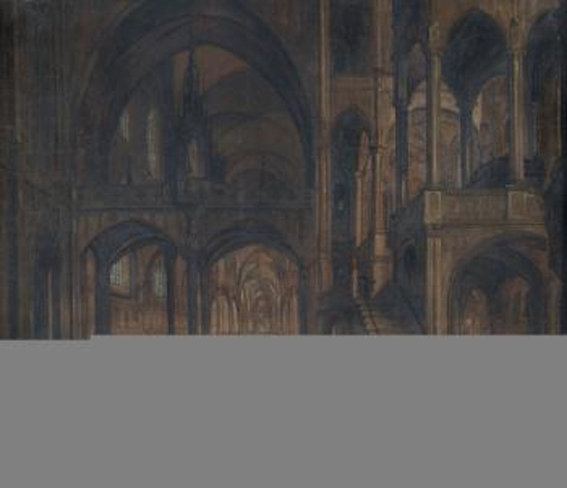 Interno di chiesa gotica by Hendrik van Steenwyck the Younger