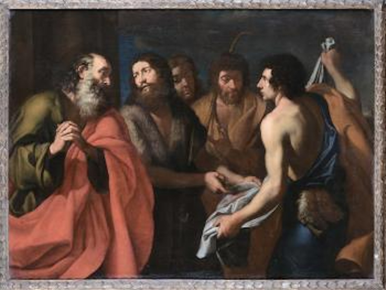 Scena biblica by Roman School