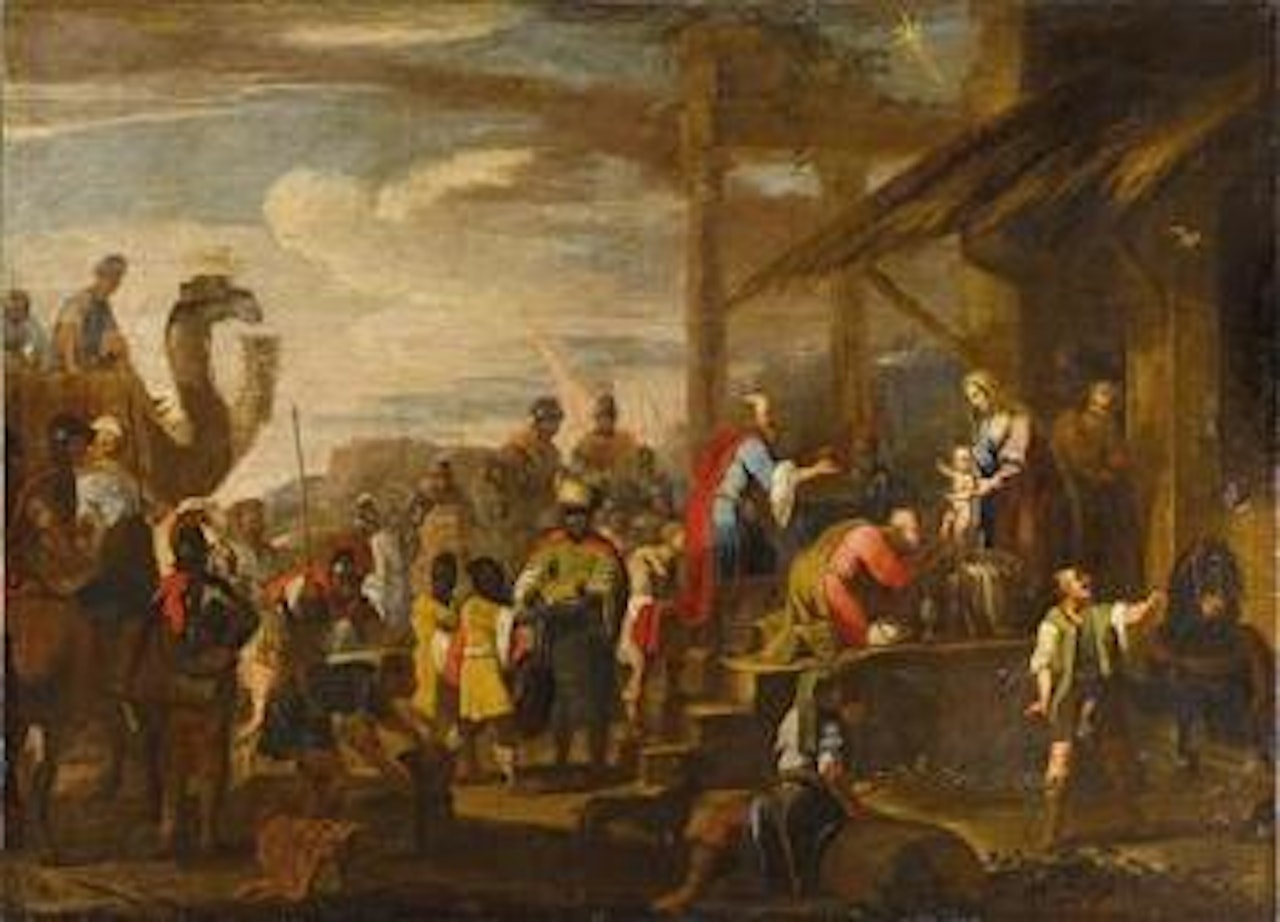 The Adoration of the Magi by Neapolitan School