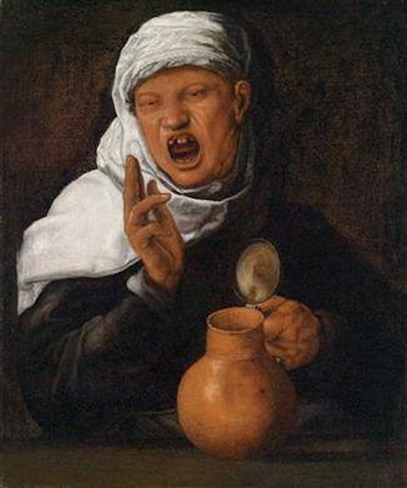 The drunkard by Flemish School