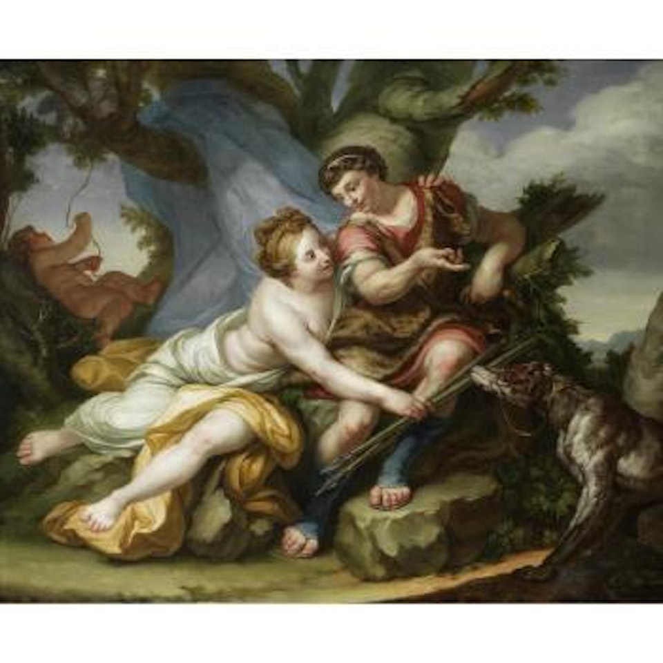 Venus and Adonis by French School
