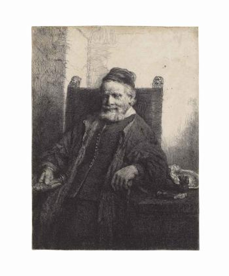 Jan Lutma, Goldsmith (B., Holl. 276; H. 290; New Holl. 293) by Attributed to Rembrandt Harmensz van Rijn