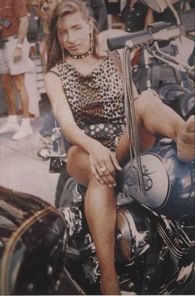 Untitled (Girlfriend on motorbike) by Richard Prince