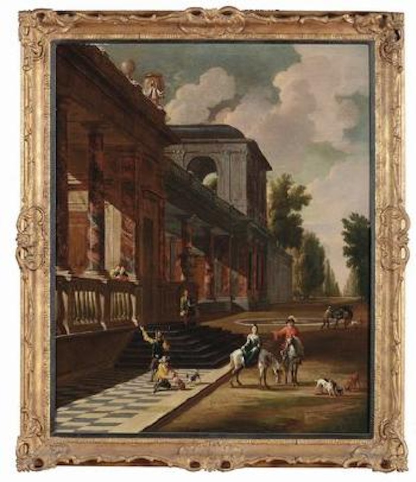 Architetture con figure by Flemish School