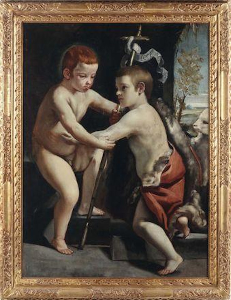 Gesù e San Giovannino by BOLOGNESE SCHOOL