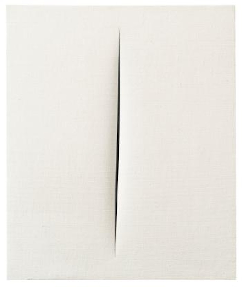 Concetto Spaziale, Attesa by Lucio Fontana