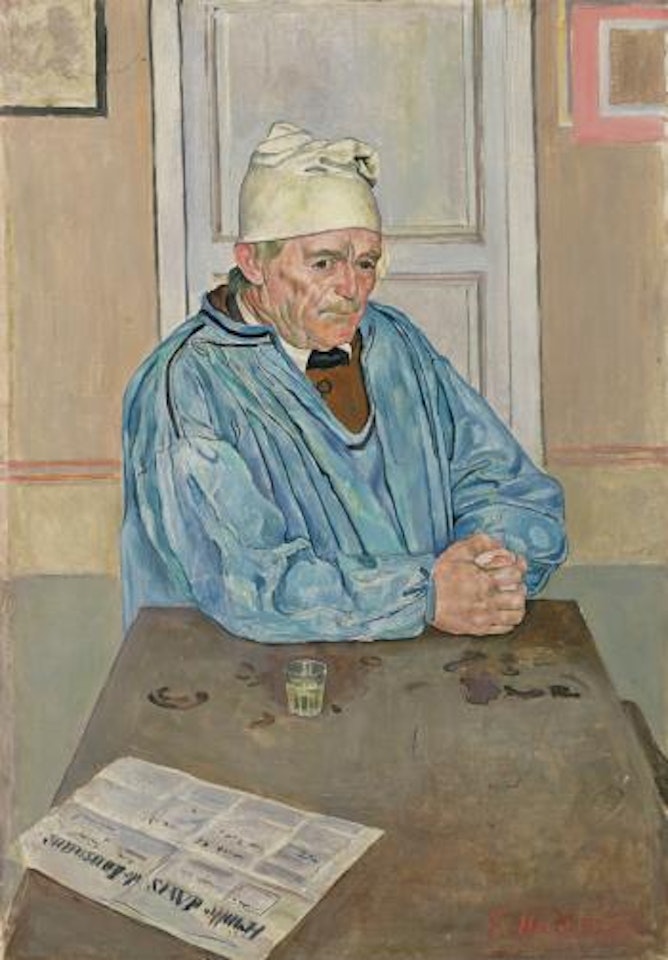 Bildnis Emile Borgeaud (Müller Am Tisch) by Ferdinand Hodler