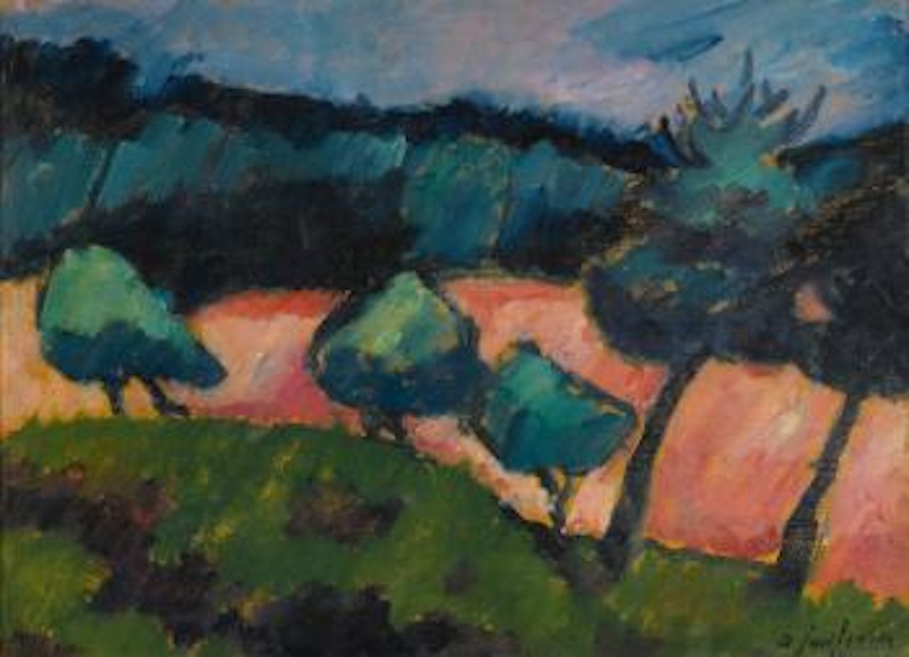 Bäume Und Dünen In Prerow (Trees And Dunes In Prerow) by Alexej von Jawlensky