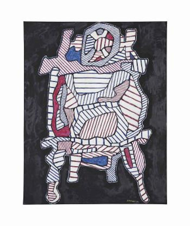 Brouette En Surplomb II (Wheelbarrow Seen From Above) by Jean Dubuffet
