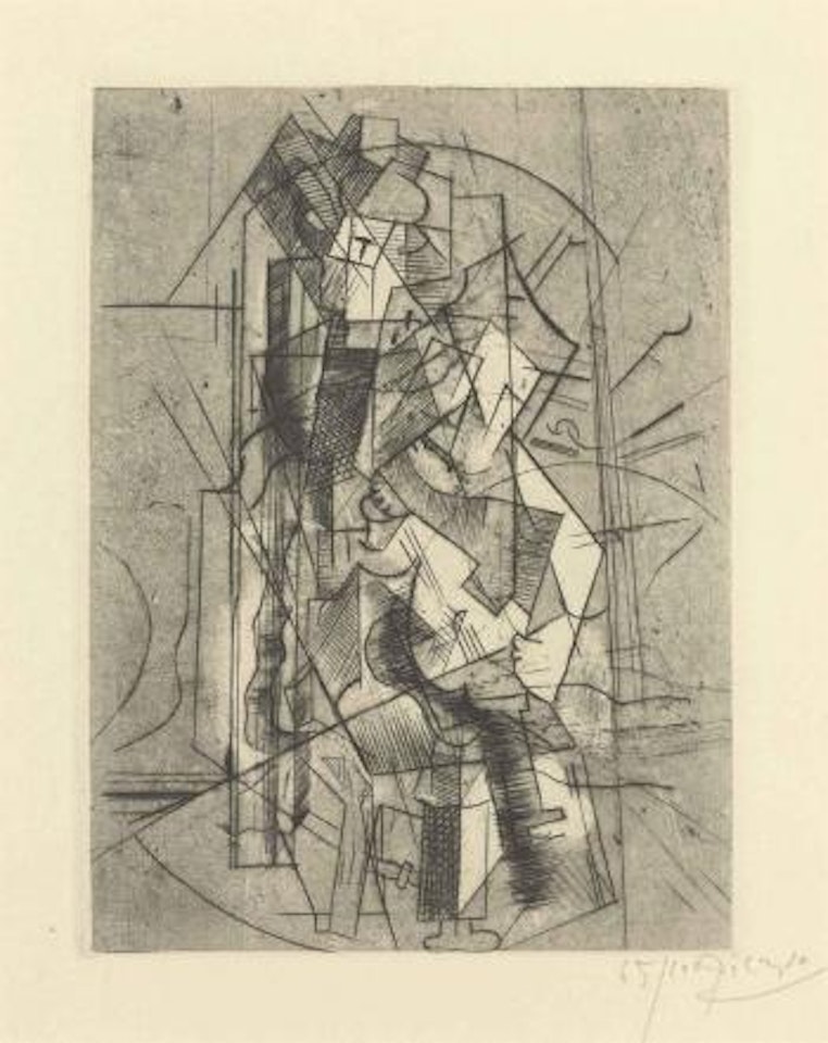 L'homme Ã  La Guitare by Pablo Picasso