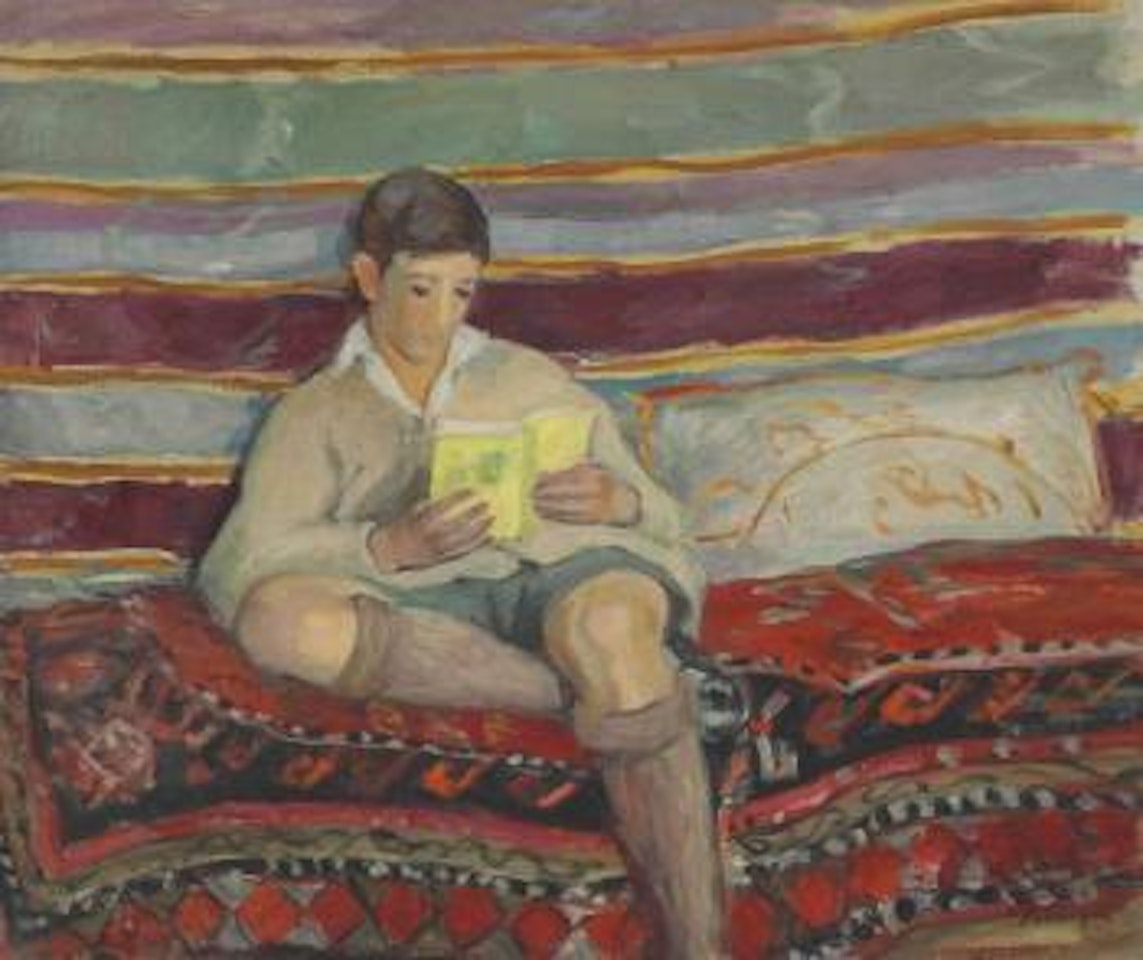 Pierre Lebasque Lisant by Henri Lebasque