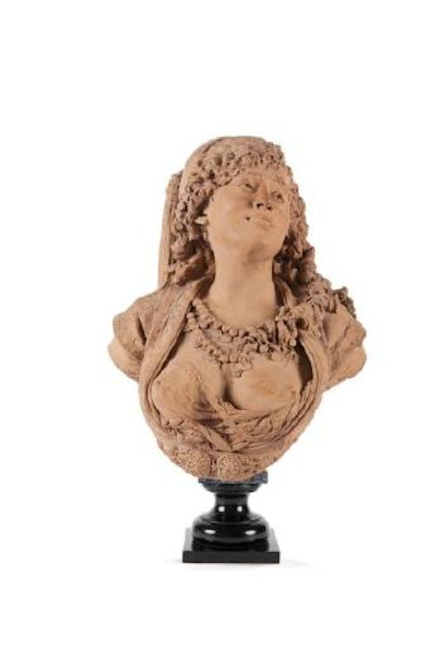 Buste d'’une orientale by Albert-Ernest Carrier-Belleuse
