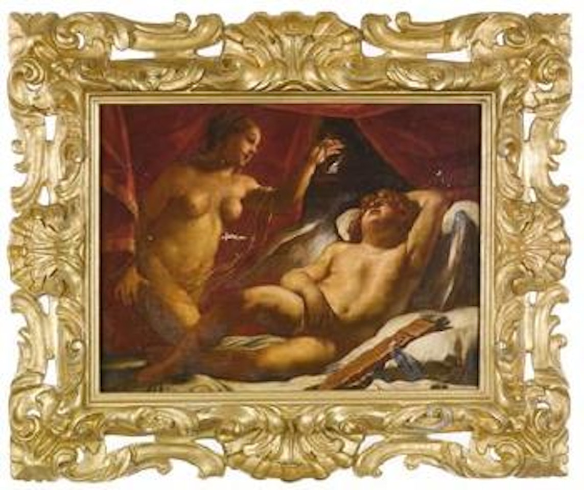 Cupid and Psyche by Roman School