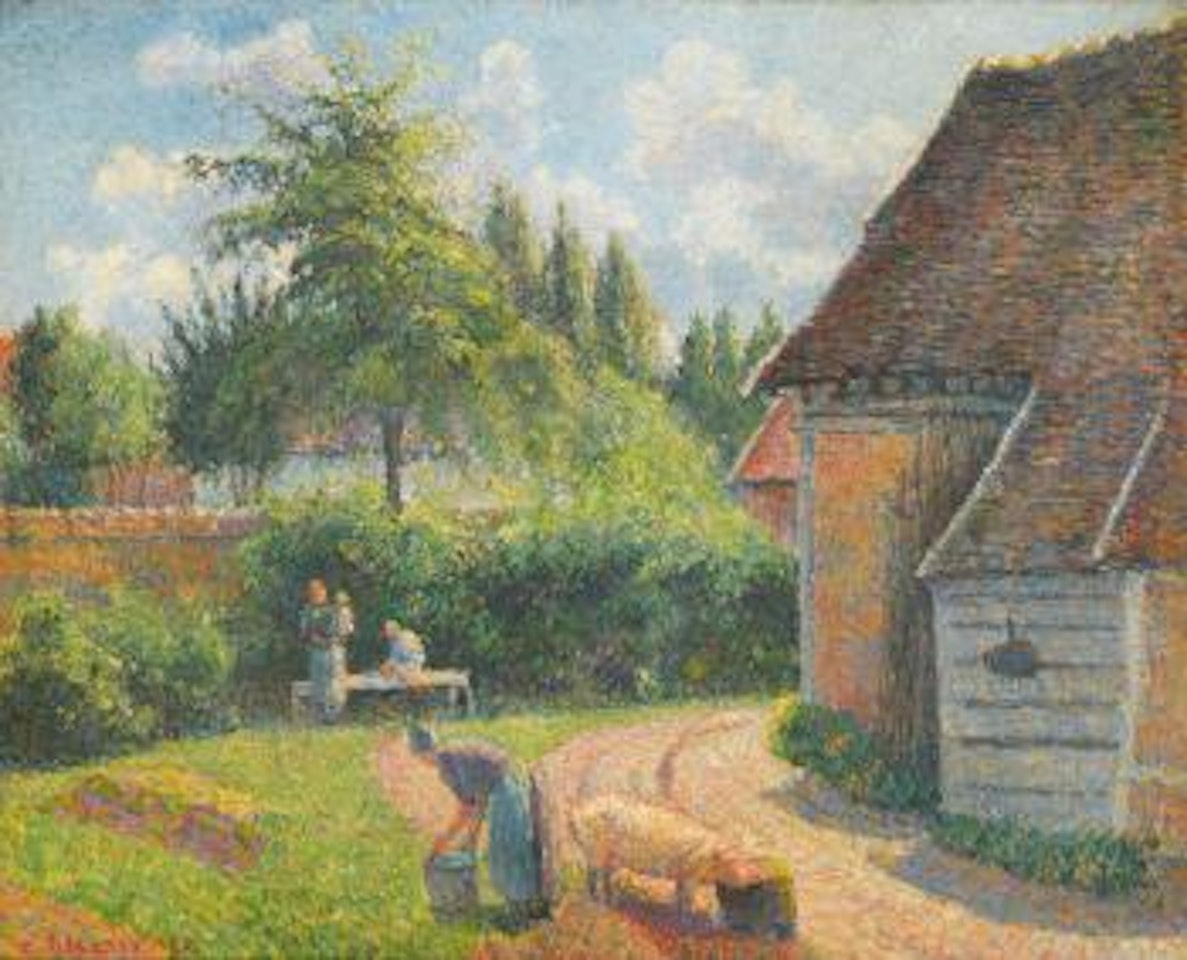 Maison De Paysans by Camille Pissarro