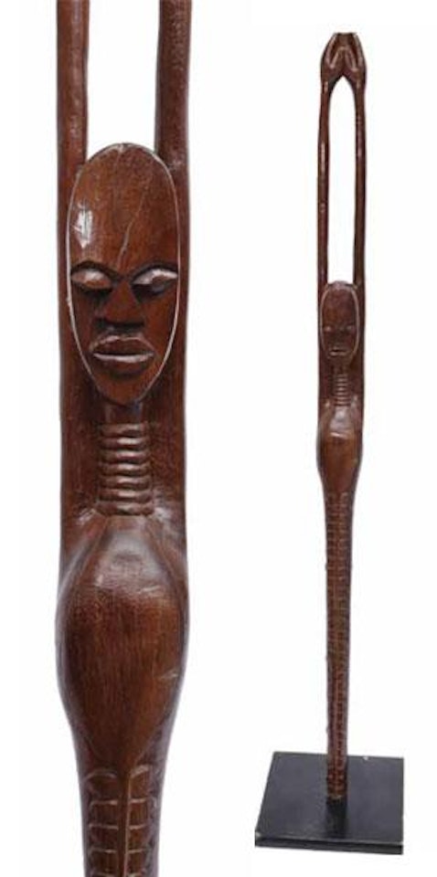 Elongated female figure by Ben Enwonwu