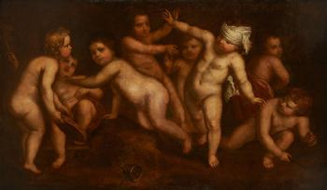 Ronde de putti by Italian School