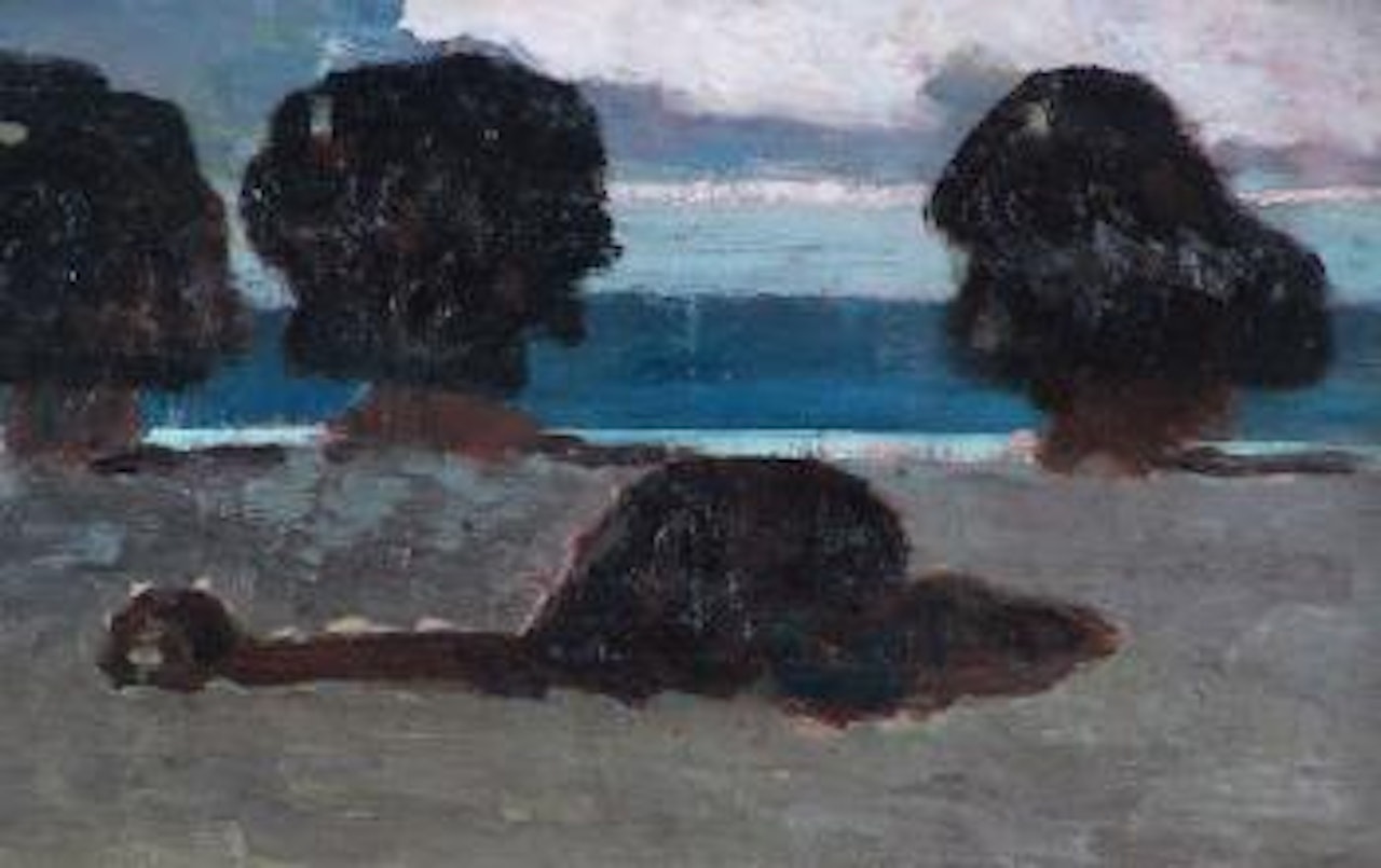 Paisaje nocturno by Pedro Figari