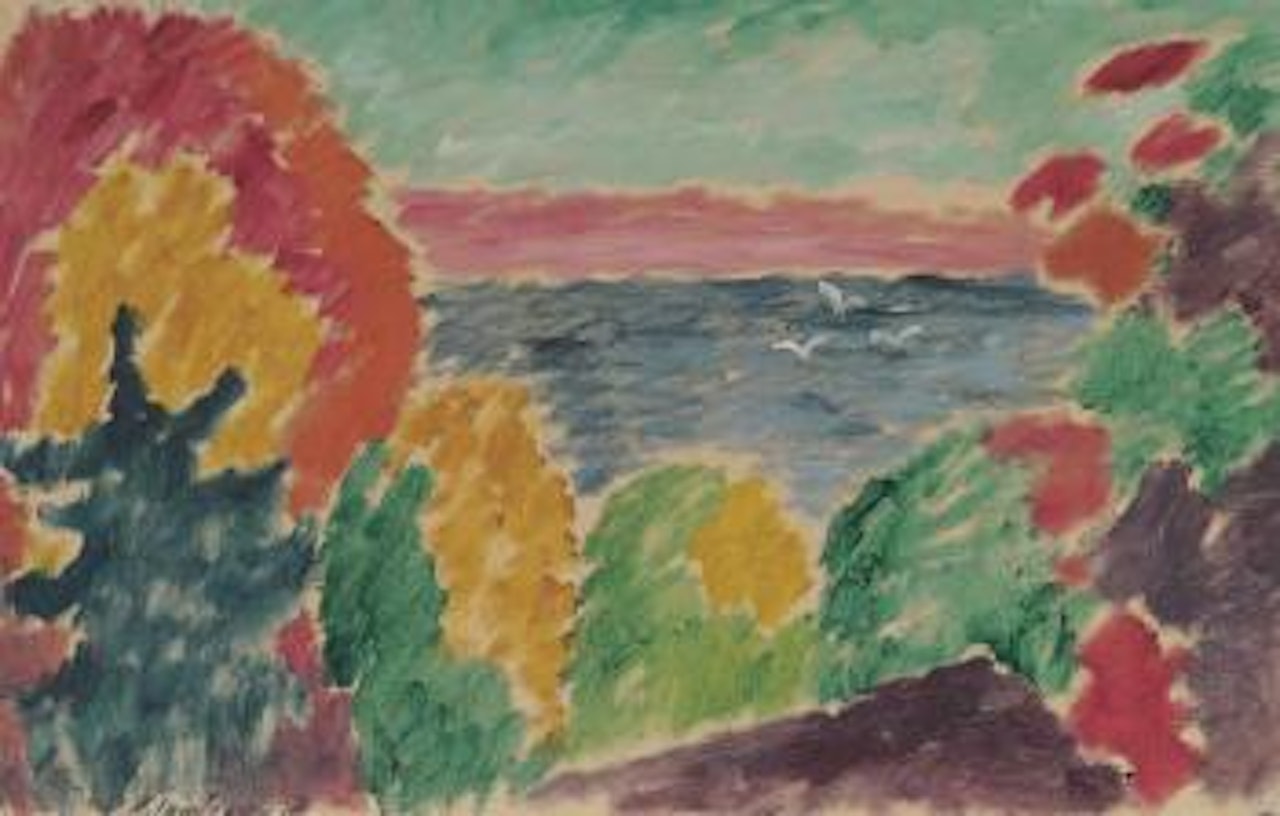 Landschaft, am genfer see by Alexej von Jawlensky