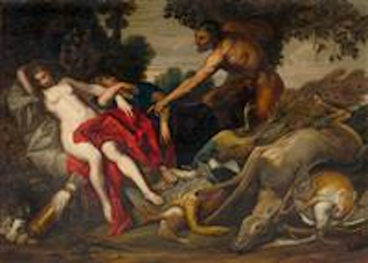 Diana Sleeping with a Satyr approaching by Anthony van Dyck